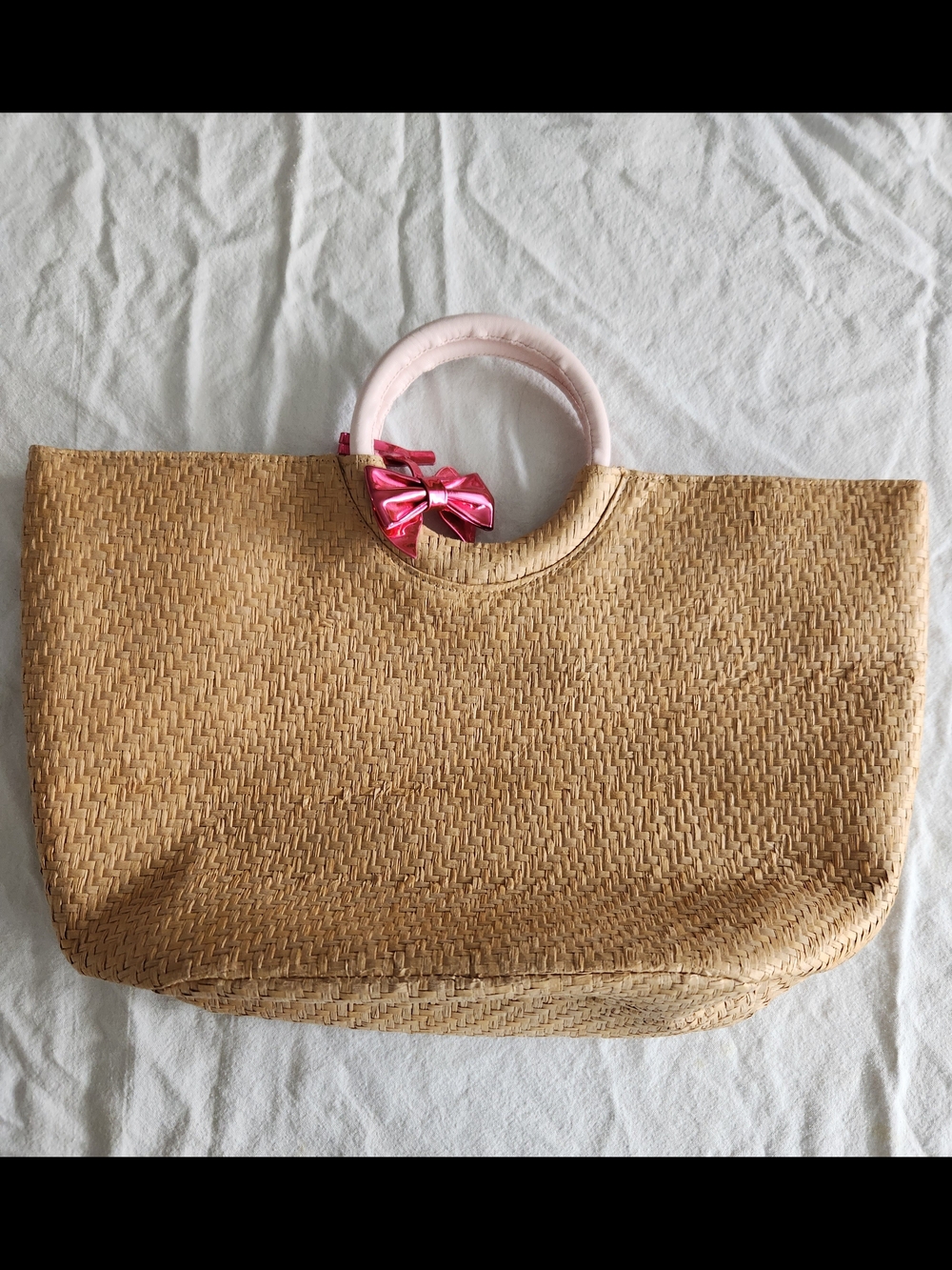 Juicy Couture Straw Tote - Picture 2 of 3